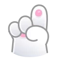 ☝️ emoji Oliver Emoji @xkysluv Telegram sticker 14 of 40