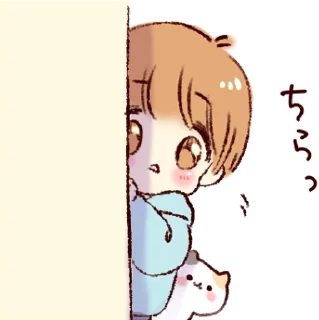 Sticker from Sticker of a boy and a girl :: @line_stickers
