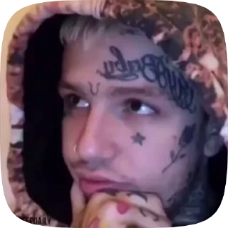 Sticker from Lil peep