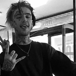 Sticker from Lil peep
