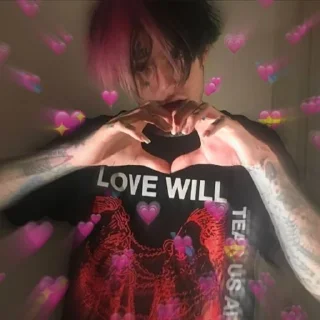 Sticker from Lil peep