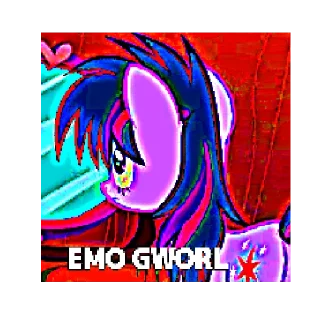 💀 emoji мой милый пони Telegram sticker 7 of 30