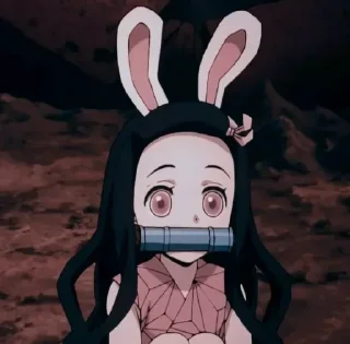 Sticker from Nezuko by @anime_stickerr