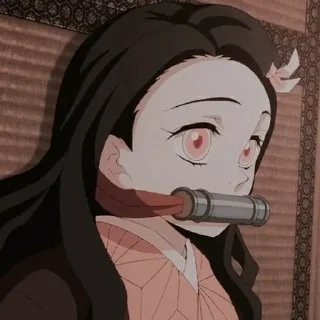 Sticker from Nezuko by @anime_stickerr