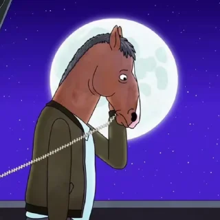 😜 emoji Bojack Horseman ➡️ @Ctikerubot Telegram sticker 3 of 13