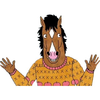 Sticker from BoJack Horseman