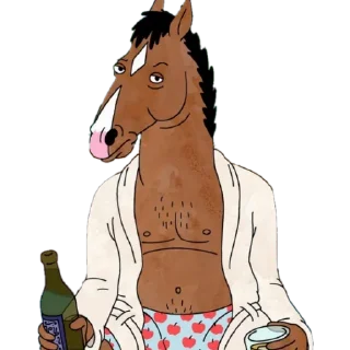 Sticker from BoJack Horseman