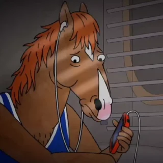 😔 emoji Bojack Horseman ➡️ @Ctikerubot Telegram sticker 13 of 13