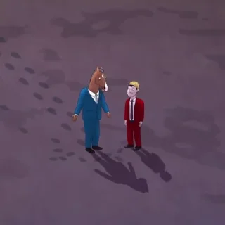 😎 emoji Bojack Horseman ➡️ @Ctikerubot Telegram sticker 7 of 13