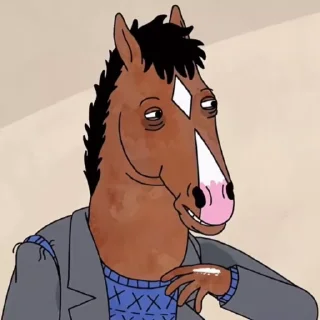 🙈 emoji Bojack Horseman ➡️ @Ctikerubot Telegram sticker 9 of 13