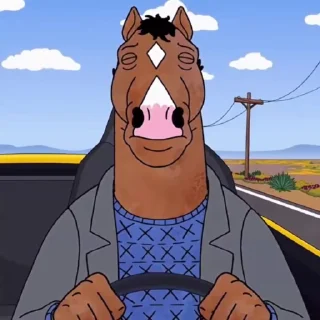😅 emoji Bojack Horseman ➡️ @Ctikerubot Telegram sticker 2 of 13