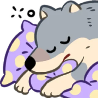 ⭐ emoji 野狼好朋友 @moe_sticker_bot Telegram sticker 9 of 40