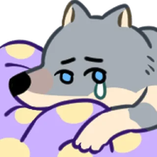 ⭐ emoji 野狼好朋友 @moe_sticker_bot Telegram sticker 17 of 40