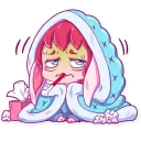 🤒 emoji Cute Bunny Girl Telegram sticker 9 of 31