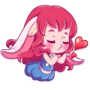 Sticker from Cute Bunny Girl