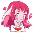 💌 emoji Cute Bunny Girl Telegram sticker 20 of 31