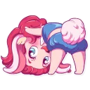 🙃 emoji Cute Bunny Girl Telegram sticker 10 of 31