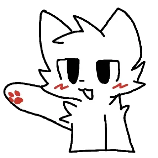 🙋 emoji Ждём тебя в @Kotitube Telegram sticker 15 of 82