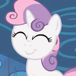 Sticker from sweetie belle