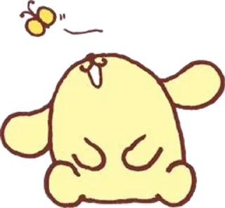 Sticker from pompompurin