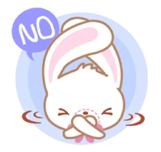 🙅‍♀️ emoji Sugarbunnies @kiwiys ㅤㅤㅤㅤㅤㅤㅤㅤㅤ Telegram sticker 21 of 38