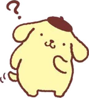 Sticker from pompompurin