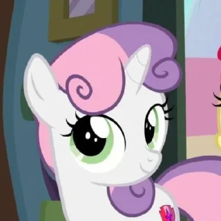 Sticker from sweetie belle
