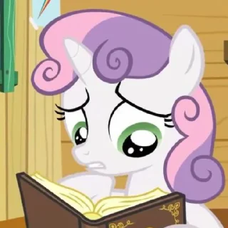 Sticker from sweetie belle