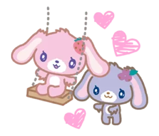 💞 emoji Sugarbunnies @kiwiys ㅤㅤㅤㅤㅤㅤㅤㅤㅤ Telegram sticker 17 of 38