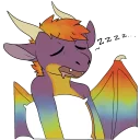 Sticker from Rainbow Dragon