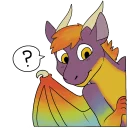Sticker from Rainbow Dragon