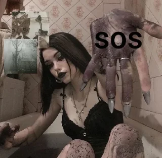 Sticker from gothic.