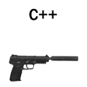 Sticker from Language gun