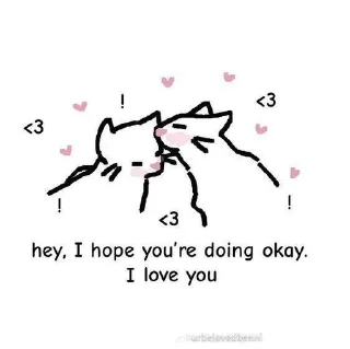 silly cats ;; cr: @chaiksticks sticker 3
