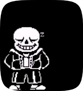 💤 emoji UNDERTALE from @HL_eight Telegram sticker 6 of 39