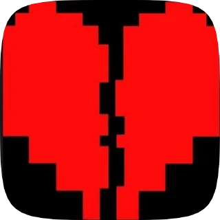 💔 emoji UNDERTALE from @HL_eight Telegram sticker 13 of 39