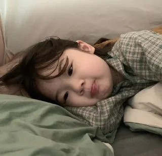 😌 emoji Cute baby by @usmontoev Telegram sticker 24 of 112