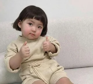 Sticker from Cute baby