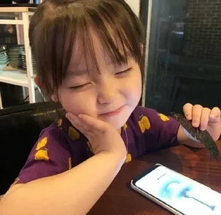 😍 emoji Cute baby by @usmontoev Telegram sticker 15 of 112
