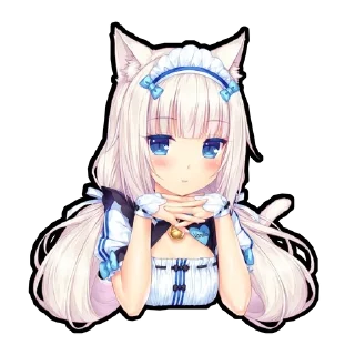 🤍 emoji 𝘷𝘢𝘯𝘪𝘭𝘭𝘢 𝘯𝘦𝘬𝘰𝘱𝘢𝘳𝘢 Telegram sticker 10 of 32
