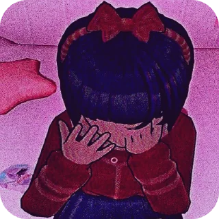 🫠 emoji 𖤛 Призрачная Мита||@Finiiik_i 𖤛 Telegram sticker 23 of 67