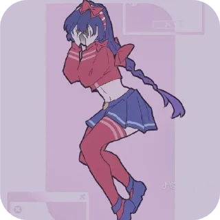 🫠 emoji 𖤛 Призрачная Мита||@Finiiik_i 𖤛 Telegram sticker 16 of 67