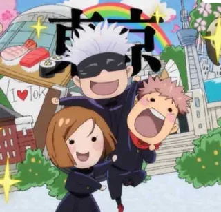 Sticker from jujutsu kaisen