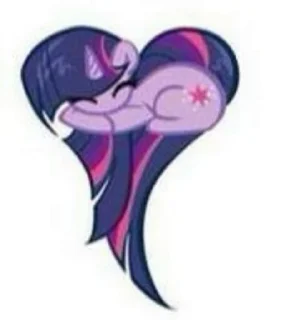 💜 emoji My little poni @ai_li_nka Telegram sticker 6 of 24