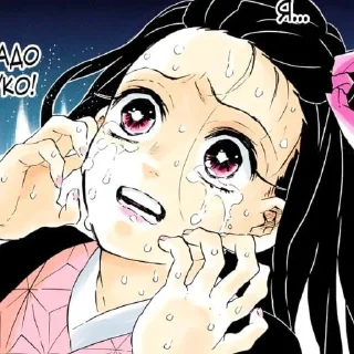 😭 emoji Незуко солнышко!! Telegram sticker 10 of 31