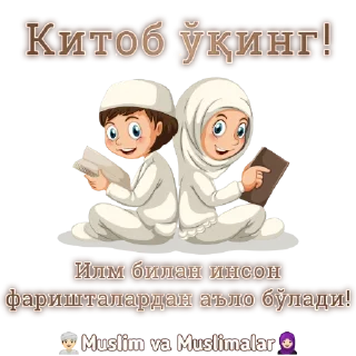 📖 emoji Muslim va muslimalar Telegram sticker 16 of 29