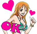 Sticker from One Piece