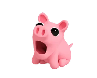 Sticker from Rosa the Pig @TgSticker