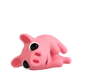 Sticker from Rosa the Pig @TgSticker