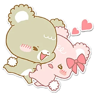 👫 emoji Sweet Sugar Cubs (@TgSticker) Telegram sticker 7 of 46
